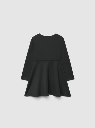 Vestito a maniche lunghe con gonna svasata