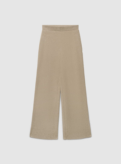 Pantaloni wide leg a tinta unita