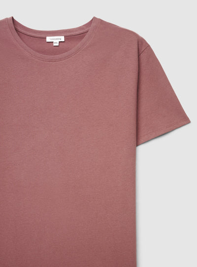 T-shirt maxi a tinta unita