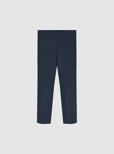 Pantaloni chinos sartoriali con piega