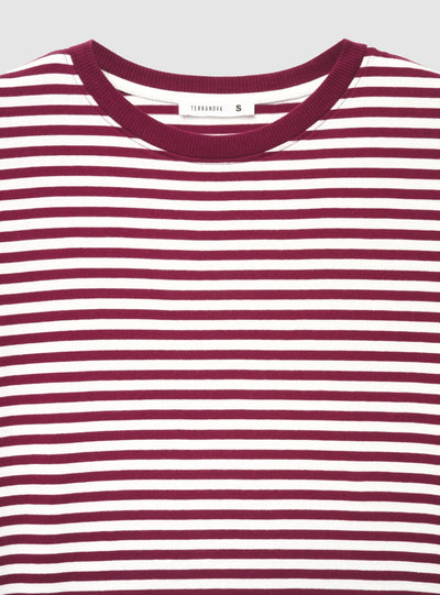 T-shirt a righe girocollo