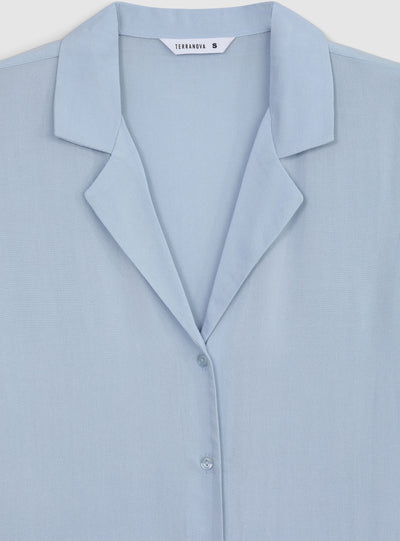 Camicia ampia maniche corte