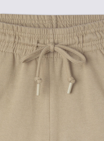 Shorts tuta a vita alta con risvolto