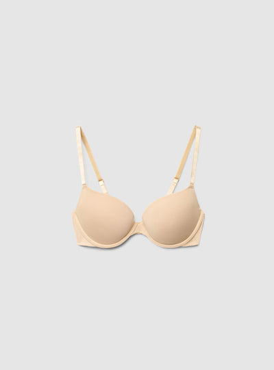 Reggiseno imbottito a tinta unita
