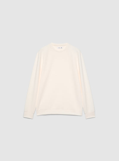 Long-sleeve crew neck plain T-shirt