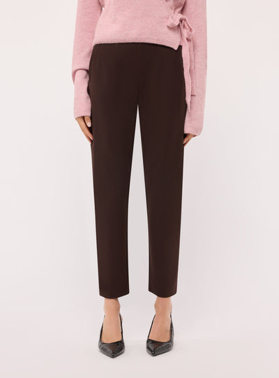 Pantaloni chinos morbidi a tinta unita