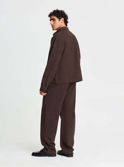 Pantaloni tuta maxi wide leg con coulisse