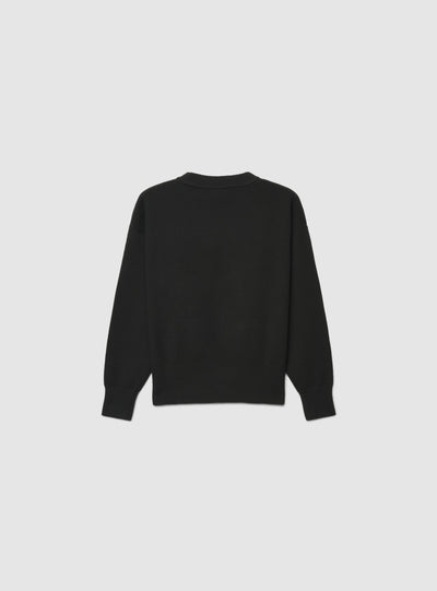 Maglia girocollo a tinta unita