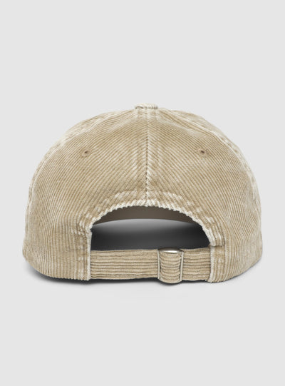 Cappellino effetto velluto con scritta ricamata