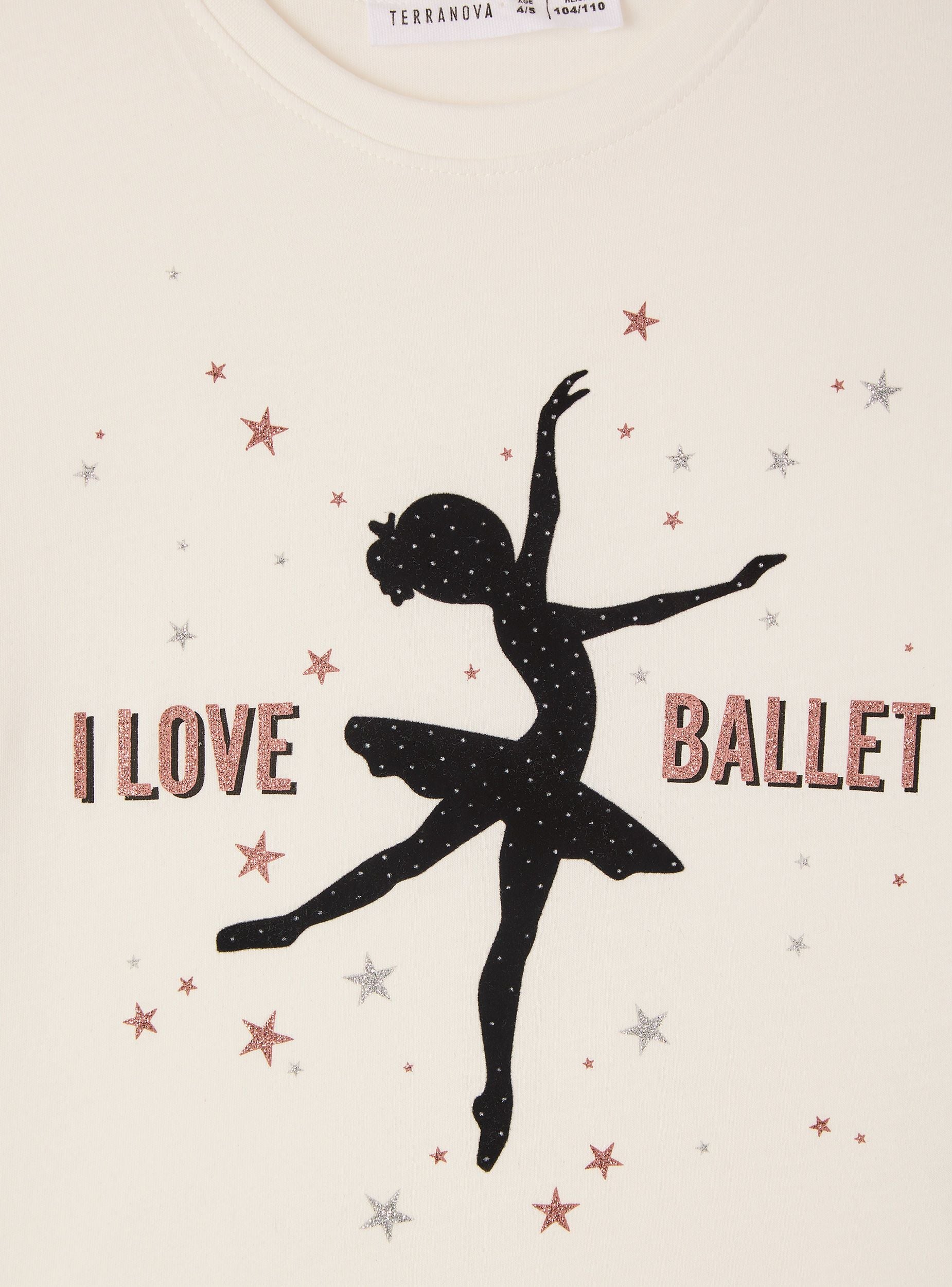 T-shirt with ballet print - Terranova