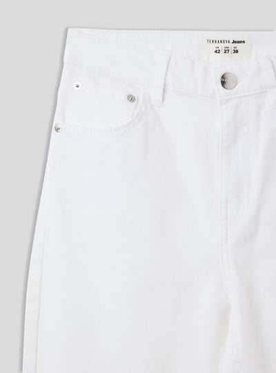 Jeans a zampa a vita alta