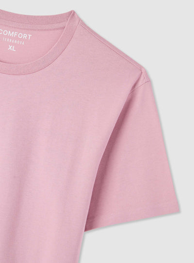 T-shirt comfort fit a tinta unita