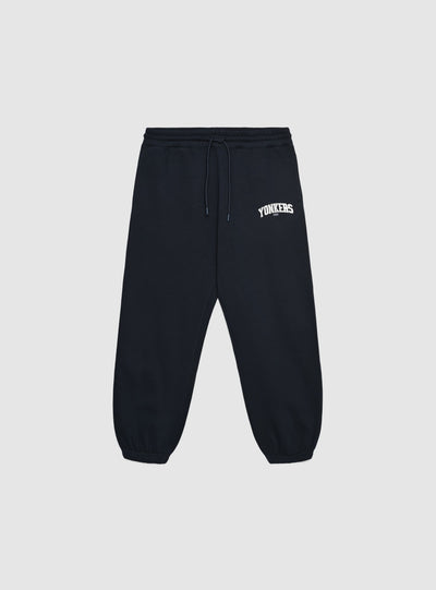 Pantaloni tuta jogger con stampa college
