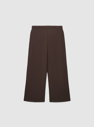 Pantaloni wide leg a tinta unita