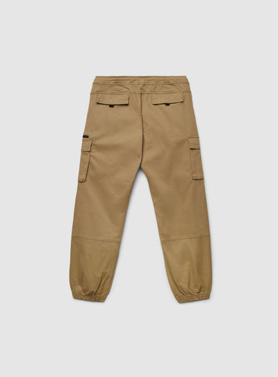 Pantaloni cargo con coulisse e tasche