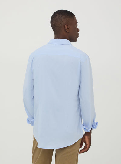 Camicia in popeline stretch