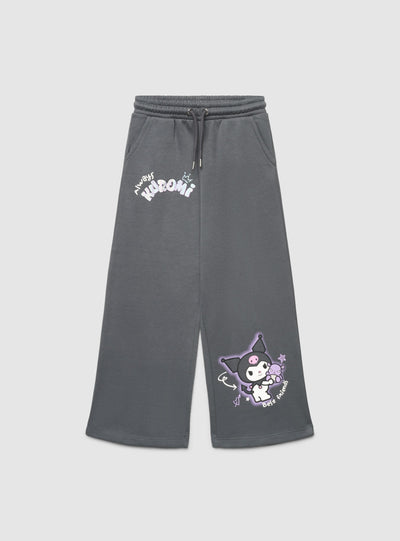 Pantaloni tuta maxi con stampa Kuromi®