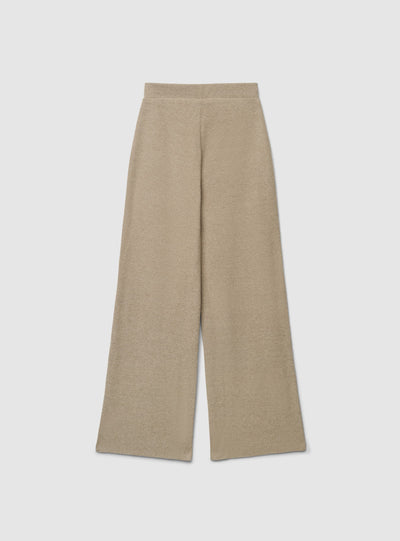 Pantaloni wide leg a tinta unita
