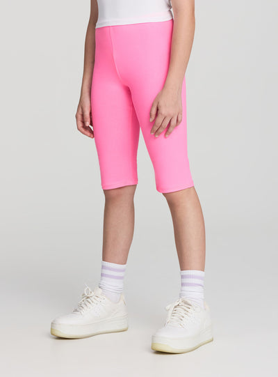 Solid colour cycling leggings