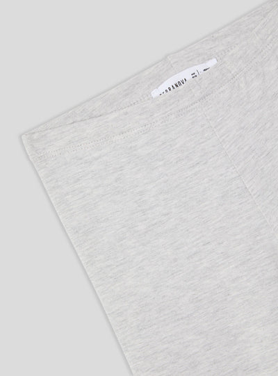 Solid colour stretch jersey leggings