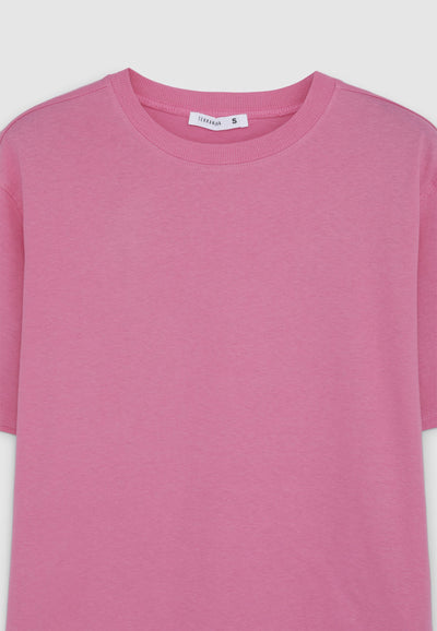 T-shirt oversize basic a tinta unita
