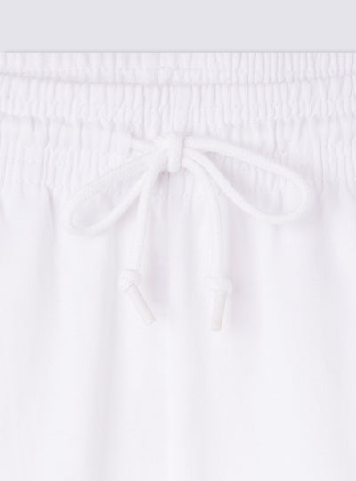 Shorts tuta a vita alta con risvolto