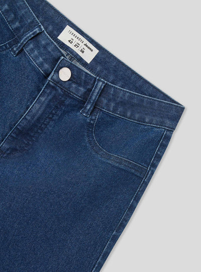 Dark solid-colour jeggings