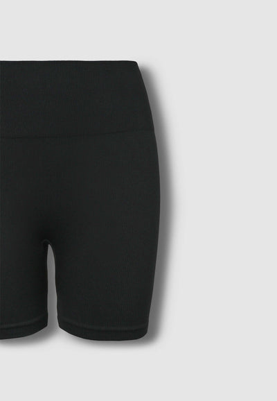Leggings culotte sportivi con arricciatura sul retro