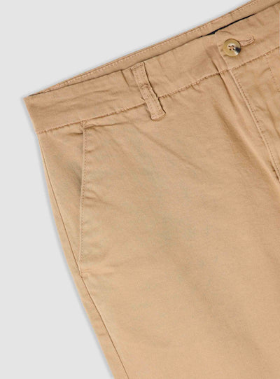 Solid colour skinny chino trousers