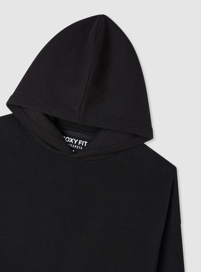Felpa con cappuccio e vestibilità boxy