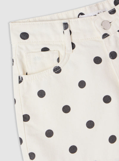 Pantalone Jeans Corto Ricamo