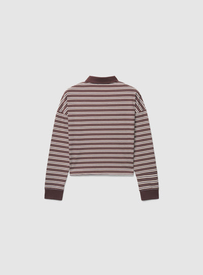 T-shirt polo a righe