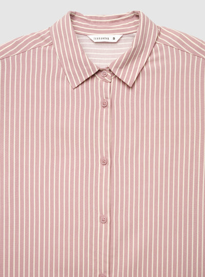 Camicia ampia a righe