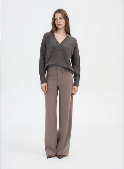 Maglia morbida con scollo a V