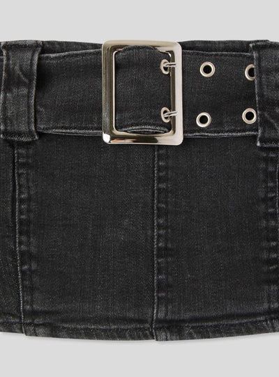 Top fascia con cintura