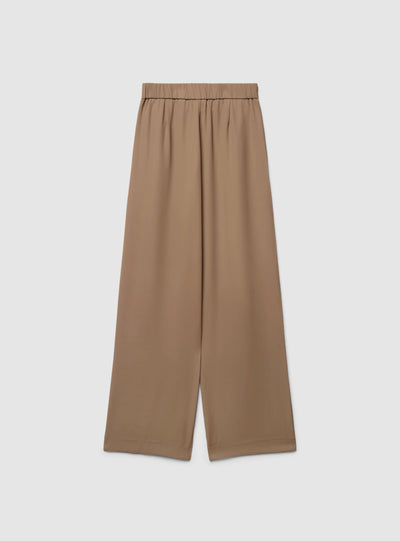 Pantaloni wide leg con pinces