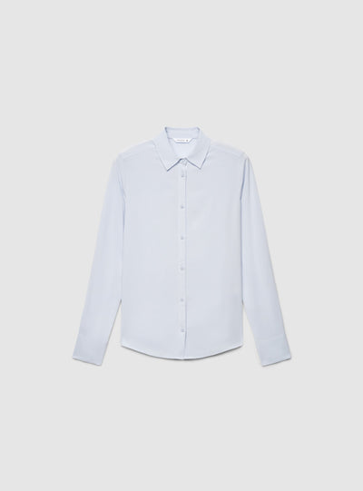 Camicia ampia a tinta unita