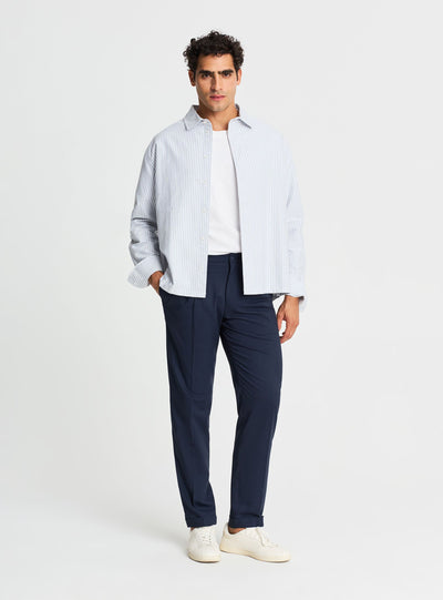 Camicia a righe con colletto