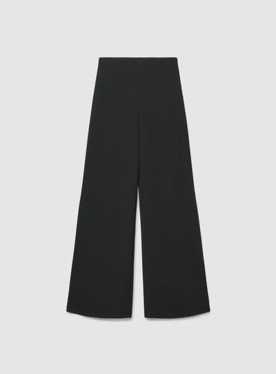 Pantaloni wide leg a tinta unita