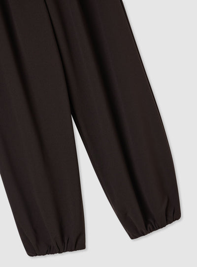 Solid colour balloon trousers