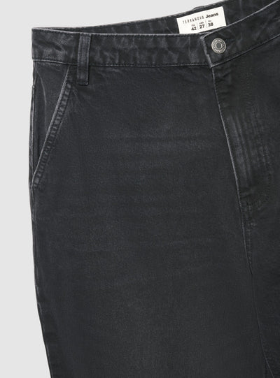 Jeans baggy a vita alta