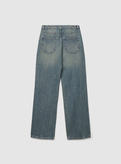 Jeans straight a cinque tasche