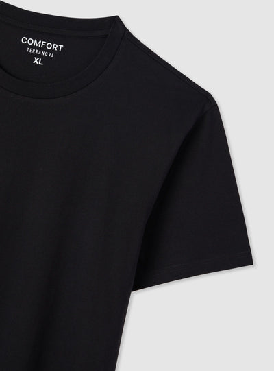 T-shirt comfort fit a tinta unita