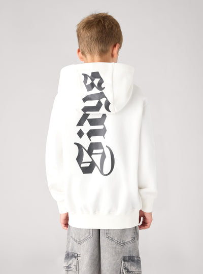 Kapuzenpullover mit gotischem Aufdruck