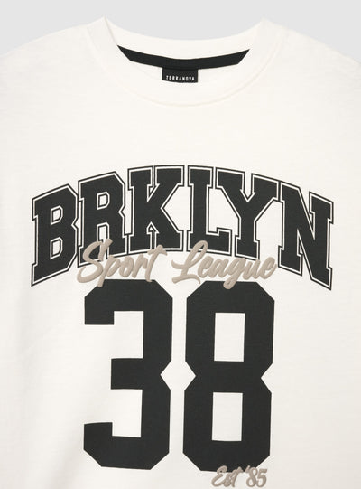 T-shirt con stampa sportiva