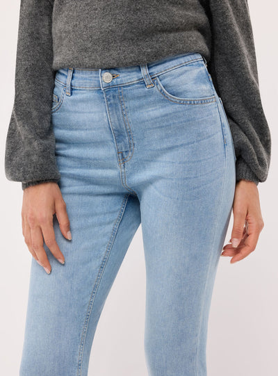 Jeans skinny a tinta unita