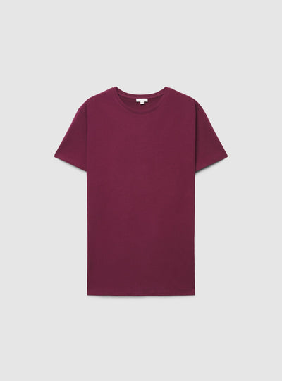 T-shirt maxi a tinta unita