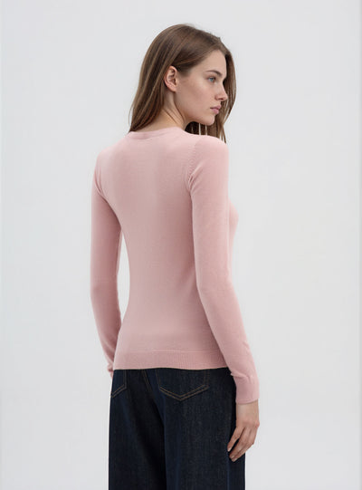 Plain crew neck jumper