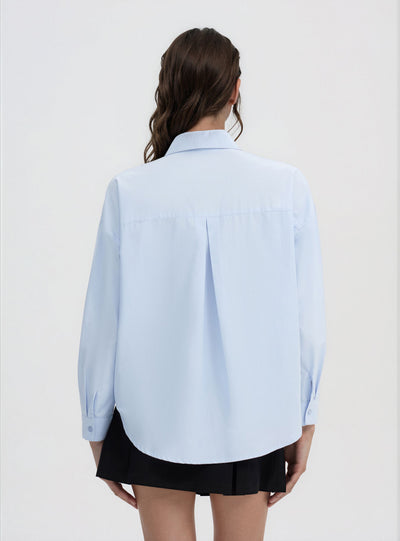 Camicia ampia con applicazioni strass