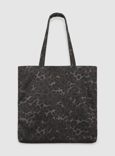 Shopper con stampa animalier